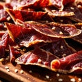 Meat jerky dried cured preserved meat, snack