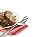 Meat loaf dinner Royalty Free Stock Photo