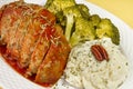 Meat Loaf Dinner Royalty Free Stock Photo