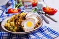 Meat Loaf with egg Royalty Free Stock Photo