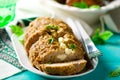 Meat loaf with feta Royalty Free Stock Photo