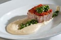 Meat loaf with green beans Royalty Free Stock Photo