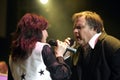 Meat Loaf performs in concert Royalty Free Stock Photo