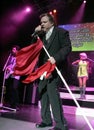 Meat Loaf performs in concert Royalty Free Stock Photo