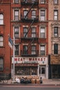 Meat Market sign, East Village, Manhattan, New York City