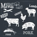 Meat menu