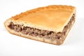 Meat pie, isolated on white background Royalty Free Stock Photo