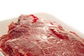 Meat in polystyrene bowl Royalty Free Stock Photo