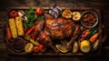 meat roast bbq food Royalty Free Stock Photo