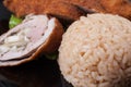 Meat rolls with rice Royalty Free Stock Photo
