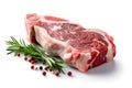 Meat with Rosemary Sprig Royalty Free Stock Photo