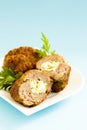 Meat roulade Royalty Free Stock Photo