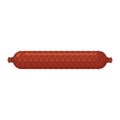 Meat sausage food icon, tasty butcher product