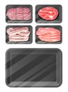 Meat sausage steak pack set