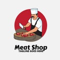 The Meat Shop symbol illustration