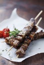 Meat skewer Royalty Free Stock Photo