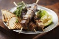 Meat skewer Royalty Free Stock Photo