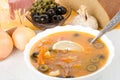 Meat soup Royalty Free Stock Photo