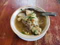 Beef Soto. Indonesian food in the form of meat soup