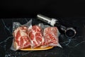 Meat and Sous Vide Cooker Immersion Circulator Royalty Free Stock Photo