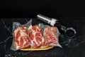 Meat and Sous Vide Cooker Immersion Circulator Royalty Free Stock Photo