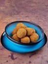 Meat-stuffed, breaded and fried olives Ascolana Olives