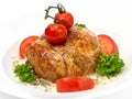 Meat stuffed with couscous