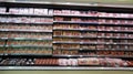 Meat, Supermarket, Butcher. Packets Of Meat At The Supermarket. Meat Aisle In Supermarket. Packaged Meats In Supermarket