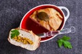 Meat terrine with bacon Royalty Free Stock Photo