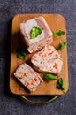 Meat terrine with bacon Royalty Free Stock Photo