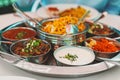 Meat thali Royalty Free Stock Photo