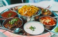 Meat thali Royalty Free Stock Photo