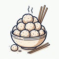 Meatball food icon