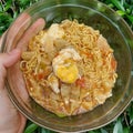 Meatball Noodles From Indonesia or Indomie