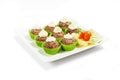 Meatballs cupcakes Royalty Free Stock Photo