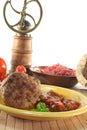 Meatballs with Ratatouille Royalty Free Stock Photo