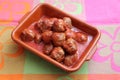 Meatballs with a sauce of tomatoes Royalty Free Stock Photo