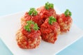 Meatballs in tomato sauce Royalty Free Stock Photo