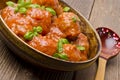 Meatballs in tomato sauce