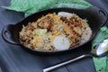 Meatless Biryani made of Jackfruit or Kathal, a delicacy for the vegetarian Royalty Free Stock Photo