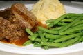 Meatloaf Dinner Royalty Free Stock Photo