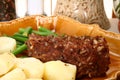 Meatloaf and Potatoes Royalty Free Stock Photo