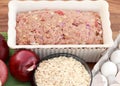 Meatloaf Ready for the Oven Royalty Free Stock Photo