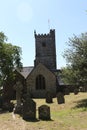 Meavy Village Church Dartmoor Royalty Free Stock Photo