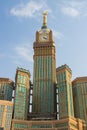 Mecca Clock Tower. Abraj Al-Bait in Mecca - Saudi Arabia: 24 August 2018
