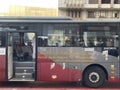 The bus used to take guests from the hotel to the terminal in the city of Makah