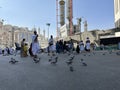 Mecca Saudi Arabia - Al Kaaba in Al Haram mosque - Muslim pilgrims perform hajj and umra in Makkah