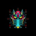 Mecha Mask Logo can use for t shirt design, logo or mascot