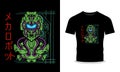 Mecha robot can be used for t-shirt design