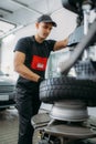 Mechanic change tire, repairing service